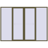 Pricing Sliding patio doors 3300x2400 mm PATIO DOOR REHAU SYNEGO QUARTZ_GREY two-sided