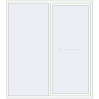 Pricing Sliding patio doors 2000x2250 mm PATIO DOOR REHAU BRILLANT DESIGN RAL 9016 Traffic white two-sided