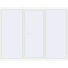 Pricing Sliding patio doors 2800x2165 mm PATIO DOOR REHAU BRILLANT DESIGN RAL 9016 Traffic white two-sided