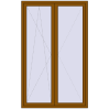 Pricing Balcony doors 1440x2320 mm BALCONY DOOR REHAU SYNEGO GOLDEN OAK two-sided