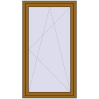Pricing Balcony doors 1000x1800 mm BALCONY DOOR REHAU SYNEGO LIGHT_OAK two-sided