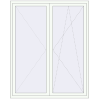 Ustalenie cen Drzwi balkonowe 1700x2100 mm BALCONY DOOR REHAU EURO 70 RAL 9016 Traffic white dwustronny