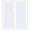 Pricing Balcony doors 1800x2100 mm BALCONY DOOR REHAU EURO 70 RAL 9016 Traffic white two-sided