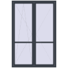 Pricing Balcony doors 1600x2400 mm BALCONY DOOR REHAU EURO 70 ANTHRACITE_GREY_STRUKTURAL external