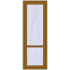 Pricing Balcony doors 700x2000 mm BALCONY DOOR REHAU SYNEGO LIGHT_OAK two-sided