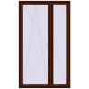 Pricing Balcony doors 1300x2200 mm BALCONY DOOR REHAU SYNEGO BLACK_CHERRY two-sided
