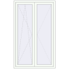 Pricing Balcony doors 1200x2000 mm BALCONY DOOR REHAU EURO 70 RAL 9016 Traffic white two-sided