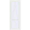 Ustalenie cen Drzwi balkonowe 810x2250 mm BALCONY DOOR REHAU SYNEGO RAL 9016 Traffic white dwustronny