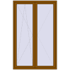 Pricing Balcony doors 1400x2200 mm BALCONY DOOR REHAU SYNEGO GOLDEN OAK external
