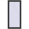 Pricing Balcony doors 1000x2100 mm BALCONY DOOR REHAU EURO 70 ANTHRACITE_GREY_GLATT two-sided
