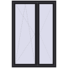 Pricing Balcony doors 1400x2100 mm BALCONY DOOR REHAU SYNEGO BLACK_ULTI-MATT two-sided