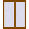 Ustalenie cen Drzwi balkonowe 1740x2100 mm BALCONY DOOR REHAU SYNEGO GOLDEN OAK dwustronny