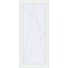 Pricing Balcony doors 1000x2300 mm BALCONY DOOR REHAU SYNEGO RAL 9016 Traffic white two-sided