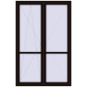 Pricing Balcony doors 1500x2300 mm BALCONY DOOR REHAU EURO 70 BLACK_BROWN two-sided