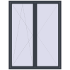 Pricing Balcony doors 1800x2350 mm BALCONY DOOR REHAU SYNEGO ANTHRACITE_GREY_STRUKTURAL two-sided