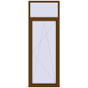 Pricing Balcony doors 900x2500 mm BALCONY DOOR REHAU SYNEGO WALNUT two-sided
