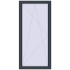 Pricing Balcony doors 1120x2400 mm BALCONY DOOR REHAU SYNEGO ANTHRACITE_GREY_STRUKTURAL two-sided
