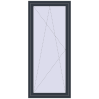 Pricing Balcony doors 900x2100 mm BALCONY DOOR REHAU SYNEGO ANTHRACITE_GREY_STRUKTURAL two-sided