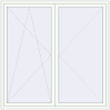 Pricing Balcony doors 2000x2000 mm BALCONY DOOR REHAU EURO 70 RAL 9016 Traffic white two-sided