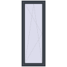 Pricing Balcony doors 800x2200 mm BALCONY DOOR REHAU EURO 70 ANTHRACITE_GREY_STRUKTURAL two-sided
