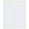 Ustalenie cen Drzwi balkonowe 1690x2165 mm BALCONY DOOR REHAU SYNEGO RAL 9016 Traffic white dwustronny