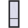 Pricing Balcony doors 800x2000 mm BALCONY DOOR REHAU SYNEGO BLACK_ULTI-MATT two-sided
