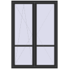 Pricing Balcony doors 1500x2200 mm BALCONY DOOR REHAU EURO 70 BLACK_STRUCTURAL two-sided