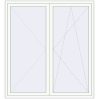 Pricing Balcony doors 1800x1965 mm BALCONY DOOR REHAU EURO 70 RAL 9016 Traffic white two-sided