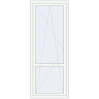 Pricing Balcony doors 850x2200 mm BALCONY DOOR REHAU EURO 70 RAL 9016 Traffic white two-sided