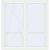 Pricing Balcony doors 1880x2000 mm BALCONY DOOR REHAU EURO 70 RAL 9016 Traffic white two-sided