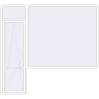 Pricing Balcony doors 3000x2750 mm BALCONY DOOR REHAU EURO 70 RAL 9016 Traffic white two-sided