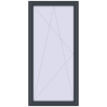 Pricing Balcony doors 1100x2300 mm BALCONY DOOR REHAU SYNEGO ANTHRACITE_GREY_STRUKTURAL two-sided