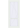 Pricing Balcony doors 800x2000 mm BALCONY DOOR REHAU SYNEGO RAL 9016 Traffic white two-sided