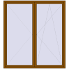 Ustalenie cen Drzwi balkonowe 2100x2300 mm BALCONY DOOR REHAU SYNEGO GOLDEN OAK dwustronny