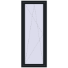 Pricing Balcony doors 800x2100 mm BALCONY DOOR REHAU EURO 70 BLACK_COOL_110L-2 two-sided