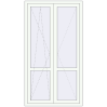 Pricing Balcony doors 1100x2000 mm BALCONY DOOR REHAU EURO 70 RAL 9016 Traffic white two-sided