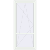 Ustalenie cen Drzwi balkonowe 970x2150 mm BALCONY DOOR REHAU EURO 70 RAL 9016 Traffic white dwustronny
