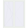 Pricing Balcony doors 1860x2350 mm BALCONY DOOR REHAU SYNEGO RAL 9016 Traffic white two-sided