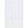 Pricing Balcony doors 1600x2400 mm BALCONY DOOR REHAU SYNEGO RAL 9016 Traffic white two-sided