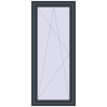 Pricing Balcony doors 800x1900 mm BALCONY DOOR REHAU EURO 60 ANTHRACITE_GREY_STRUKTURAL two-sided