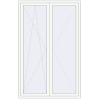 Pricing Balcony doors 1500x2350 mm BALCONY DOOR REHAU EURO 70 RAL 9016 Traffic white two-sided
