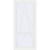 Pricing Balcony doors 970x2180 mm BALCONY DOOR REHAU EURO 70 RAL 9016 Traffic white two-sided