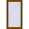 Pricing Balcony doors 1000x1800 mm BALCONY DOOR REHAU SYNEGO GOLDEN OAK two-sided
