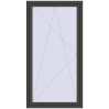 Pricing Balcony doors 1100x2100 mm BALCONY DOOR REHAU EURO 70 BASALT_GREY two-sided