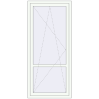 Pricing Balcony doors 900x2005 mm BALCONY DOOR REHAU SYNEGO RAL 9016 Traffic white two-sided