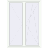 Pricing Balcony doors 1600x2200 mm BALCONY DOOR REHAU EURO 70 RAL 9016 Traffic white two-sided