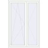 Pricing Balcony doors 1400x2100 mm BALCONY DOOR REHAU SYNEGO RAL 9016 Traffic white two-sided
