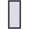 Pricing Balcony doors 1000x2200 mm BALCONY DOOR REHAU EURO 70 ANTHRACITE_GREY_GLATT two-sided