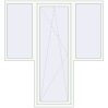 Pricing Balcony doors 1980x2130 mm BALCONY DOOR REHAU EURO 70 RAL 9016 Traffic white two-sided