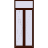 Pricing Balcony doors 1000x2400 mm BALCONY DOOR REHAU EURO 70 BLACK_CHERRY two-sided